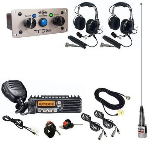 Intercom & Radio Package PCI Race Radios Trax Ultimate 2 Seater Communication Kit